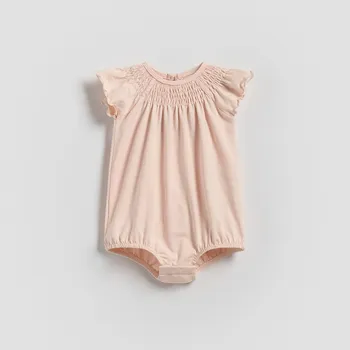 Kojenecký body Reserved - Body s volány - pastelově růžová - 880CY-03X - 880CY-03X-68