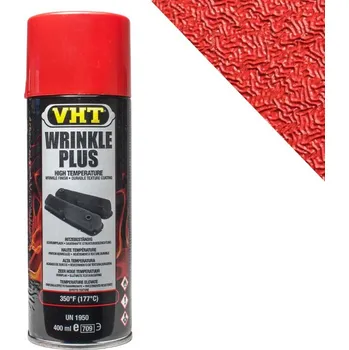VHT Wrinkle Plus barva s výraznou texturou, červená, 400ml