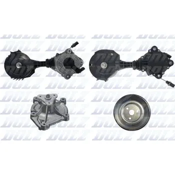 Vodní pumpa + klínový žebrový řemen DOLZ KD174T