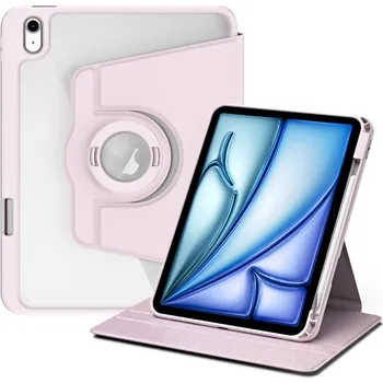 Pouzdro na tablet VSECHNONAMOBIL 106038 CRYSTAL FLEXI 2v1 Zaklápěcí pouzdro pro Apple iPad Air 11 2025 / Air 11 2024 světle růžové