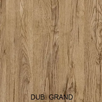 Obývací stěna Mlot Vitrína 105 Juma 3 Vyber LED osvětlení: bez LED osvětlení, Vyber barevné provedení: dub grand + dub grand