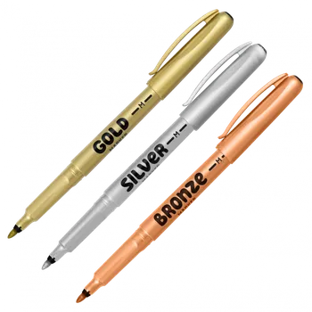 Permanentní popisovače Centropen 2670 zlatá,stříbrná,bronzová