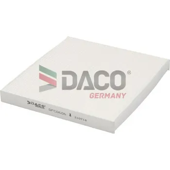 Ventilátor topení a klimatizace Filtr, vzduch v interiéru DACO DFC0606