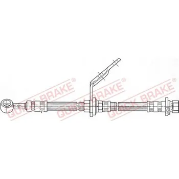 Brzdová hadice Brzdová hadice QUICK BRAKE 58.992