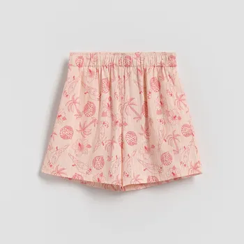 Dívčí sukně Reserved - Šortky se vzorem - tělová - 6686G-02X - 6686G-02X-164