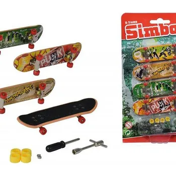 Skateboard Simba Prstový skateboard set