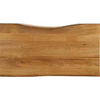 Konferenční stolek vidaXL Stolní deska 120 x 60 x 2,5 cm živá hrana mangovníkové dřevo [370768] Barva: Mangovníkové dřevo (dubová povrchová úprava)