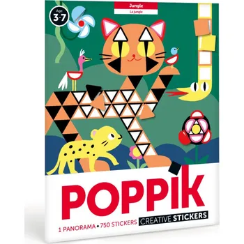 samolepka POPPIK Samolepkové panorama Džungle