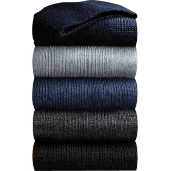 Pánské ponožky Sada 2 párů podkolenek podporující krevní oběh modrá džínová 43-46