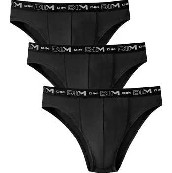 Boxerky Sada 3 bavlněných slipů Dim® černá 117/124
