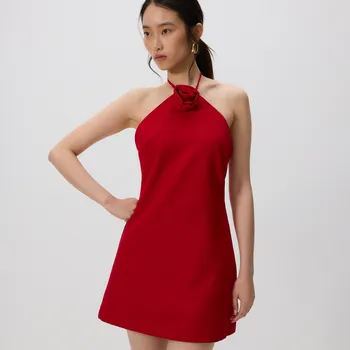 Dámské šaty Reserved - Šaty s růží - červená - 284FH-33X - 284FH-33X-S