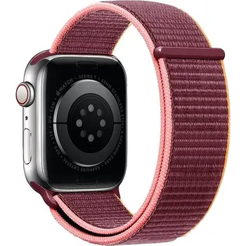 Příslušenství k chytrým hodinkám Eternico Airy pro Apple Watch 38mm / 40mm / 41mm Dark Red and Pink edge