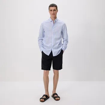 Reserved - Kraťasy chino slim - černý - 9323N-99X - 9323N-99X-XXL