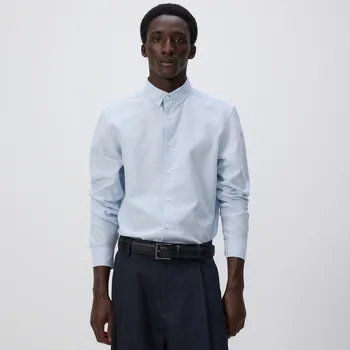 Pánské oblečení Reserved - Strukturální košile regular fit - bleděmodrá - 7928H-05X - 7928H-05X-XL