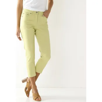 Úzké tvilové 7/8 kalhoty anýzová 50