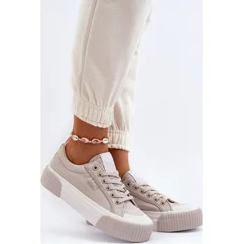 Dámské tenisky Dámské tenisky na tlusté podrážce Lee Cooper LCW-24-31-2178 Barva: Stříbrná, Velikost: 37