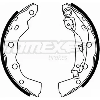 Brzdová čelist Sada brzdových čelistí TOMEX C TX 22-00