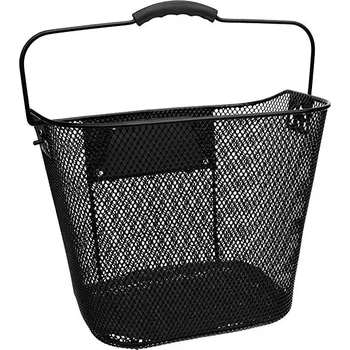 Koš přední oválný s klipem a držadlem černý