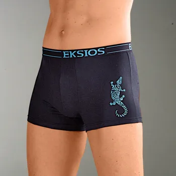 Sada 4 boxerek s výrazným pružným pasem a potiskem gekona assort 101/108