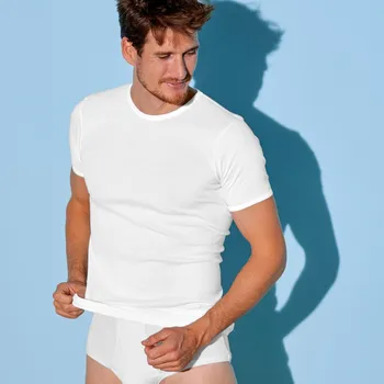 Pánské tričko Sada 2 pánských spodních triček Éminence® s výstřihem ke krku bílá 93/100