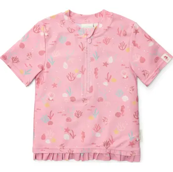 Kojenecké plavky LITTLE DUTCH dívčí plavecké tričko KR Ocean Treasures vel. 74/80