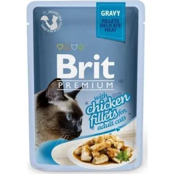 Brit Premium Cat Delicate Fillets in Gravy with Chicken 85 g