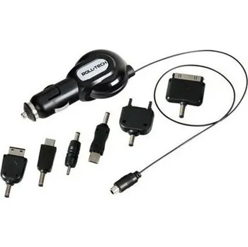 Nabíječka telefonu ROOL-TECH 12/24V s 6 adaptéry