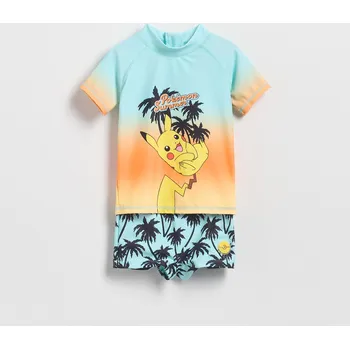 Reserved - Dvoudílné plavky Pokémon - akvamarínová - 902DY-56X - 902DY-56X-U12