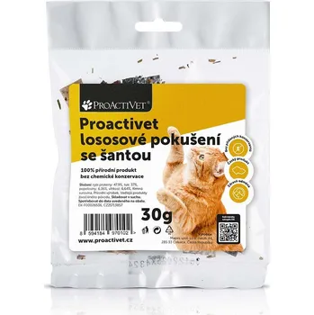 Antiparazitikum pro kočku Proactivet lososové pokušení se šantou kočičí 30g
