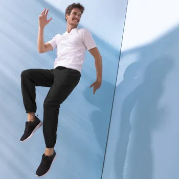 Dámské kalhoty Kalhoty zakončené pružnými lemy černá 36/38