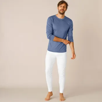 Pánské termo spodky Sada 2 dlouhých spodků Thermoperle® bílá 77/84