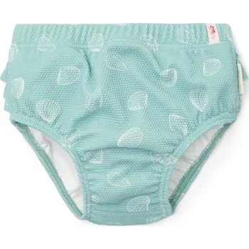 Kojenecké plavky LITTLE DUTCH dětské plenkové plavky Ocean Treasures Surf Blue vel. 62/68