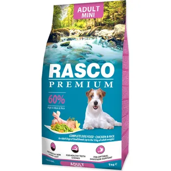 Krmivo pro psa Krmivo Rasco Premium Adult Mini kuře s rýží 1kg