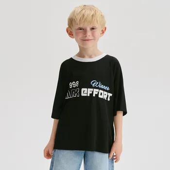 Reserved - Rychleschnoucí tričko s potiskem - černý - 076FH-99X - 076FH-99X-164