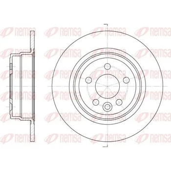 Brzdový kotouč Brzdový kotouč REMSA 6615.00