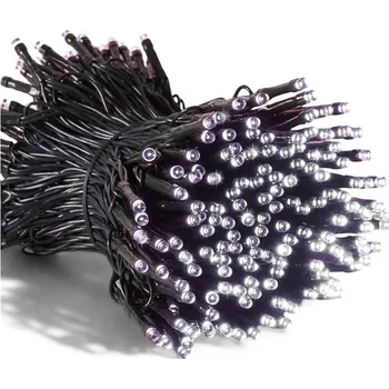 Vánoční dekorace Vnitřní vánoční řetěz 25 m 250 led, studená bílá, 8 programů