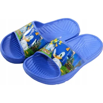 Chlapecké sandály Eplusm Chlapecké pantofle SONIC V AKCI modré Modrá, Velikost: 29/30 29/30
