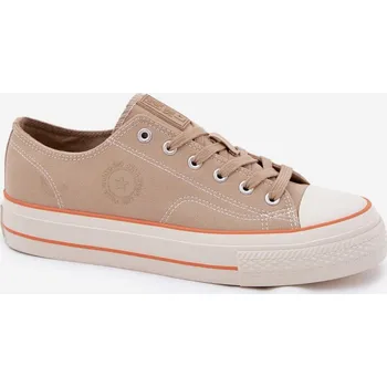 Pánské tenisky Pánské Tenisky Na Platformě Big Star RR174323 Barva: Béžová, Velikost: 45