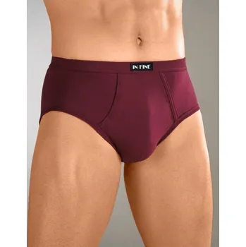 Boxerky Slipy s vyšším pasem, sada 6 ks 2xbordó+2xmodrá+2xkhaki 85/92