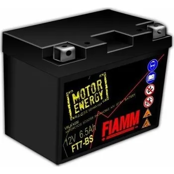 Motobaterie Motobaterie Fiamm MotorEnergy AGM 12V, 6.5Ah, FT7-BS