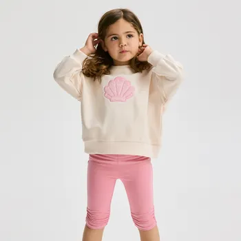 Dívčí kalhoty Reserved - Prošívané cyklistické kalhoty - růžová - 762CY-30X - 762CY-30X-98