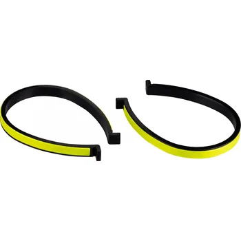 Klipy na nohavice FORCE, reflexní, plastové