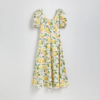 Dámské šaty Reserved - Vzorované midi šaty - jiná - WP836-ML1 - WP836-ML1-S