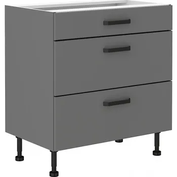 Kuchyňská skříňka Stolarz-Lempert Kuchyňská skříňka Nessa/ANT - dolní 80 D 3S šuplíková PREMIUM BOX