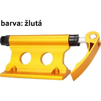 Cyklosvítilna Držák na přední vidlici kola barva žlutá, úchyt na kolo do auta