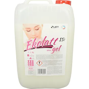 Prací gel Ekolatt white prací gel na bílé a stálobarevné prádlo 15l