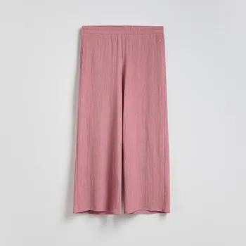 Dámské kalhoty Reserved - Kalhoty culotte - pudrově růžová - YU037-39X - YU037-39X-L