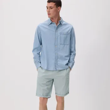 Reserved - Kraťasy chino slim - světle modrá - 9323N-50X - 9323N-50X-XXL