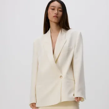 Reserved - Blejzr z&nbsp;viskózové směsi - krémová - 242FT-01X - 242FT-01X-L