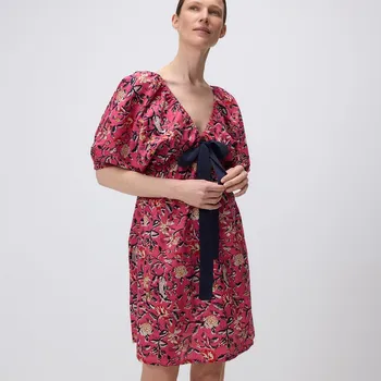 Dámské šaty Reserved - Mini šaty s mašlí - vícebarevná - XI816-MLC - XI816-MLC-L